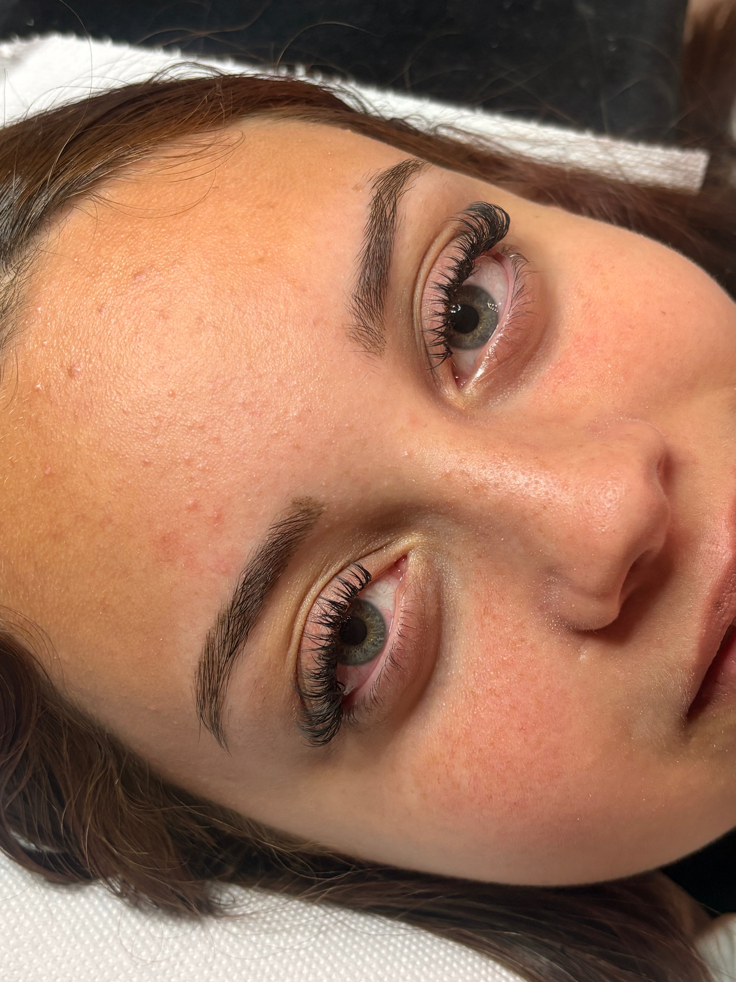 Natural lash lift result